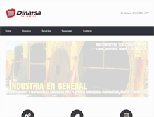 Tablet Screenshot of dinarsa.com.mx